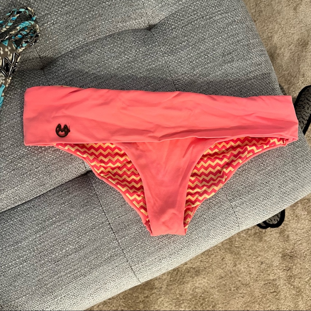 Maaji Fold over reversible bikini bottoms